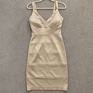 Women’s gold bodycon Dress